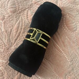 Gold cuff bracelet